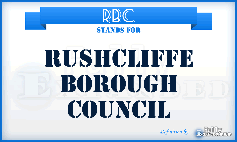 RBC - Rushcliffe Borough Council