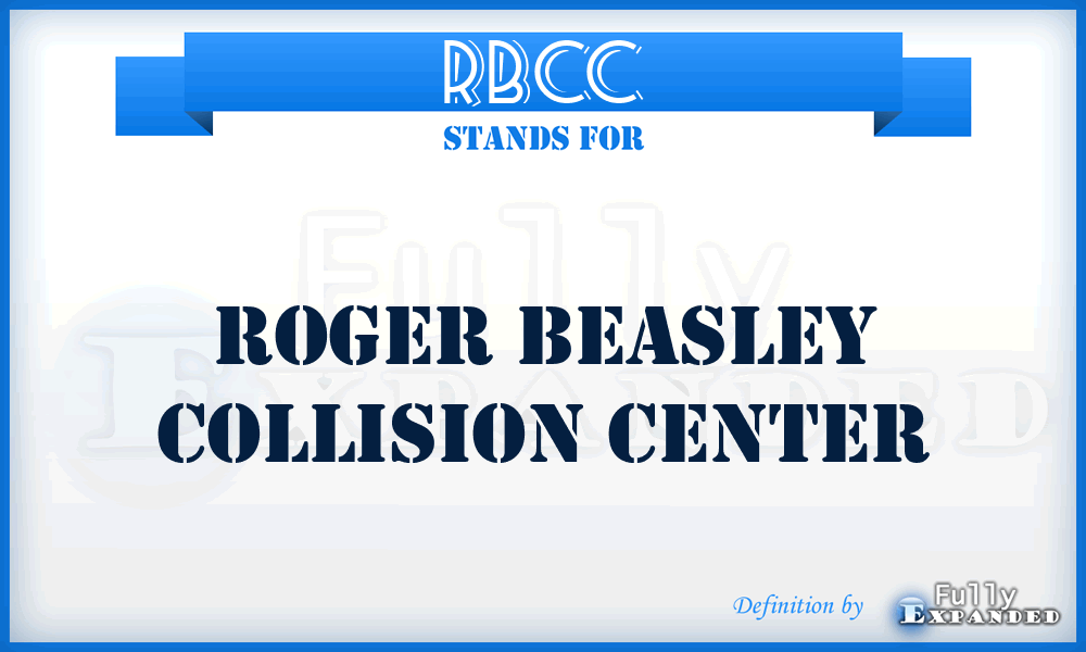 RBCC - Roger Beasley Collision Center