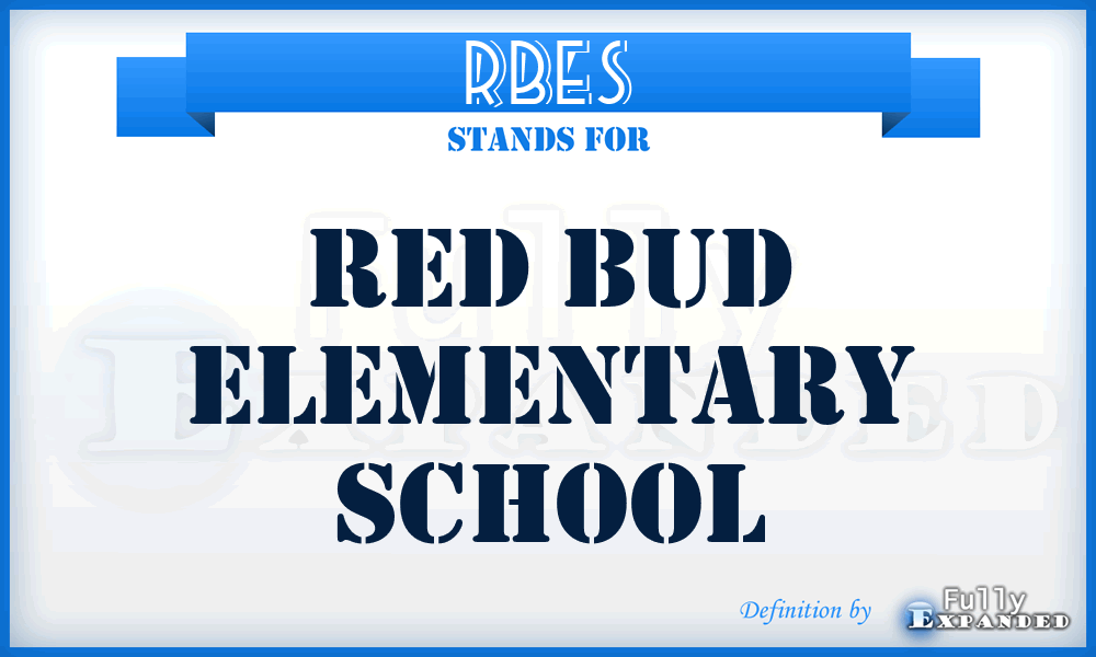 RBES - Red Bud Elementary School
