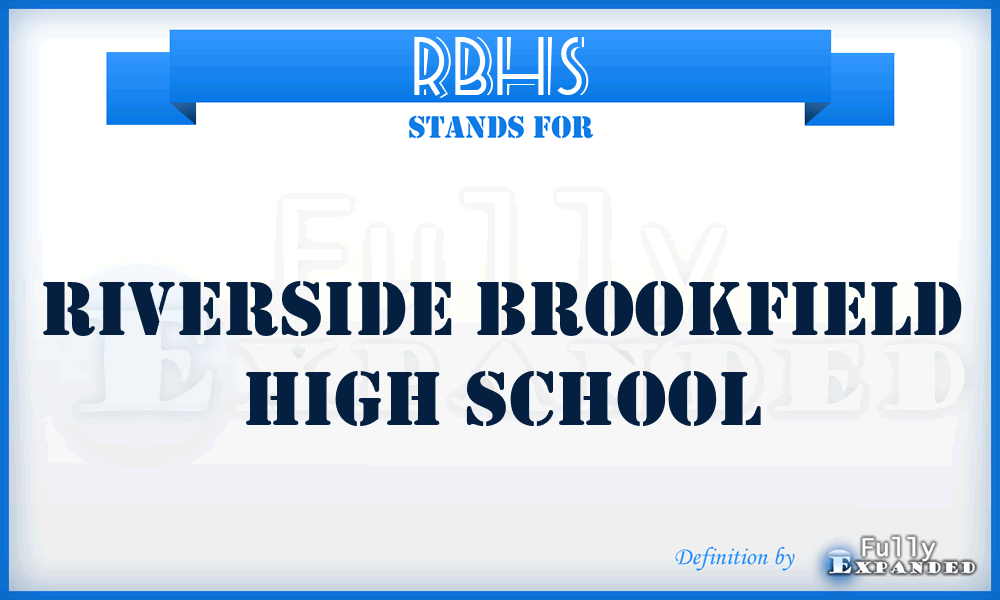 RBHS - Riverside Brookfield High School