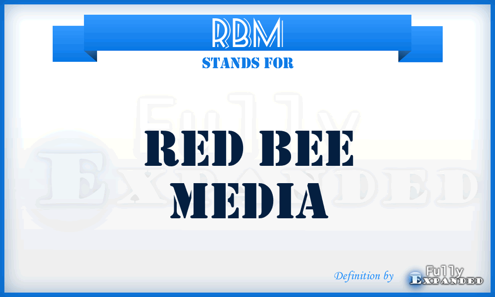 RBM - Red Bee Media