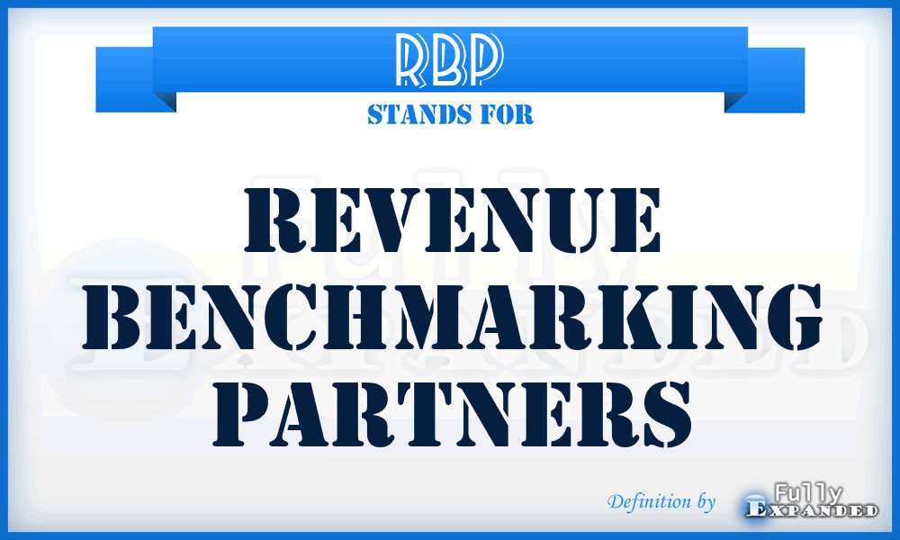 RBP - Revenue Benchmarking Partners