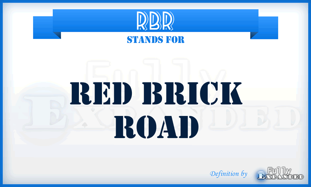 RBR - Red Brick Road