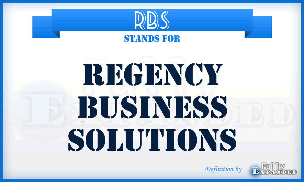 RBS - Regency Business Solutions