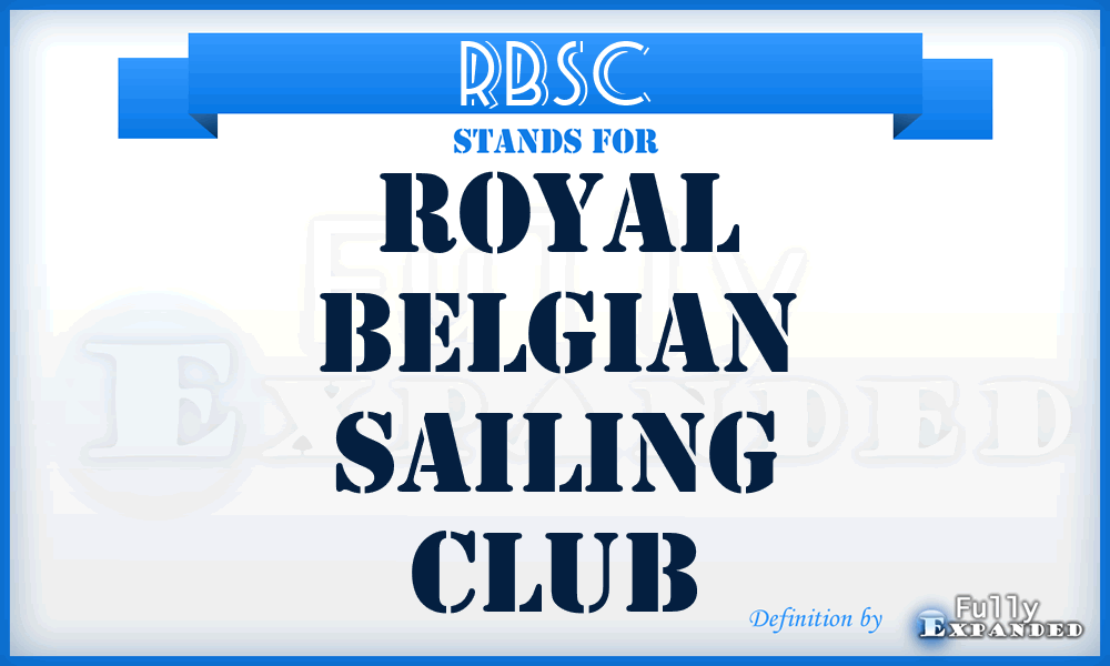 RBSC - Royal Belgian Sailing Club