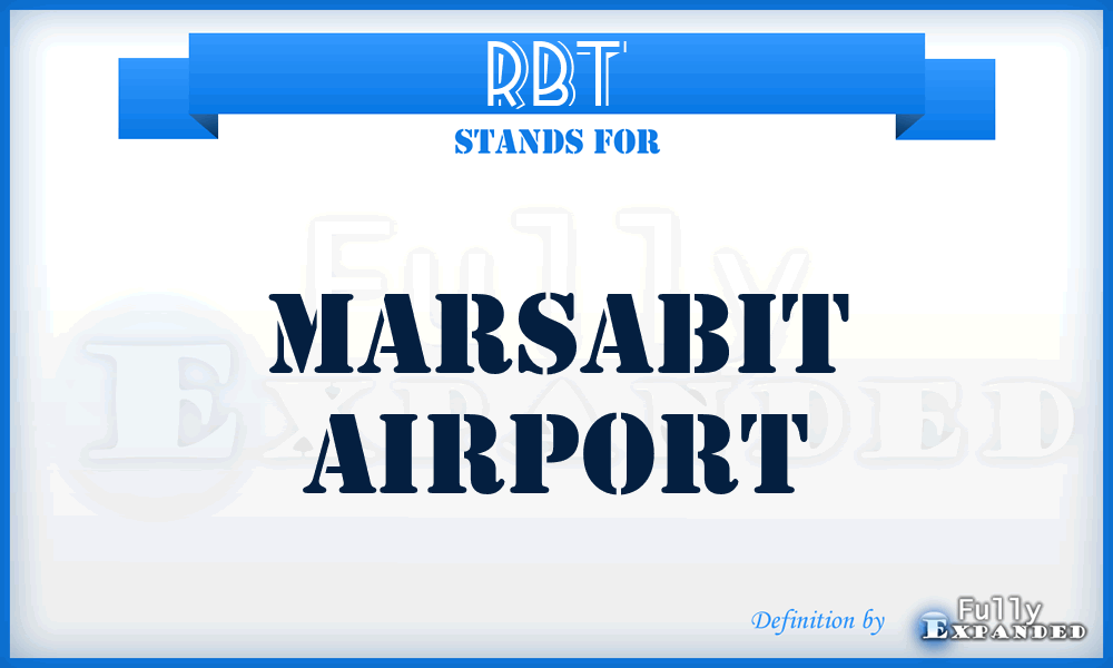 RBT - Marsabit airport