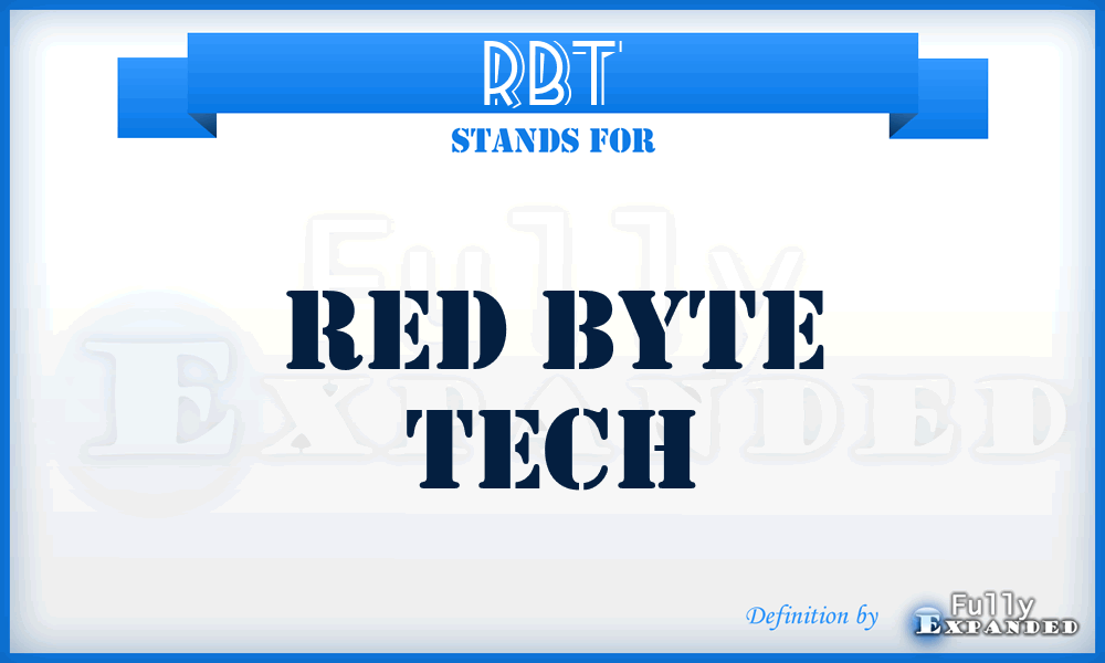 RBT - Red Byte Tech