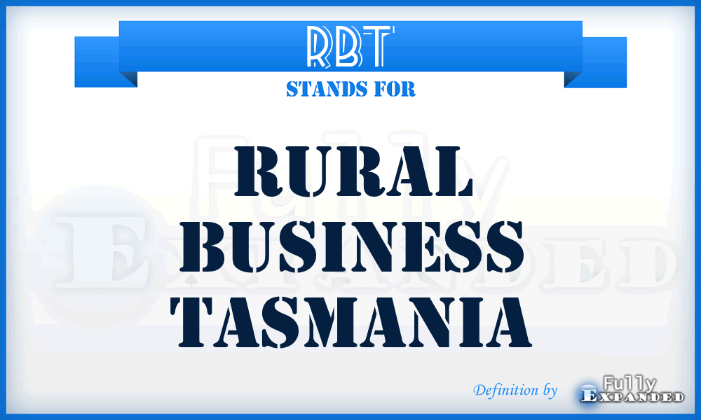 RBT - Rural Business Tasmania