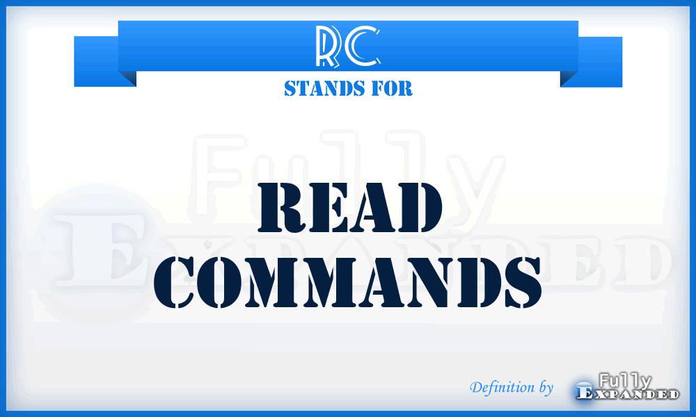 RC - Read Commands