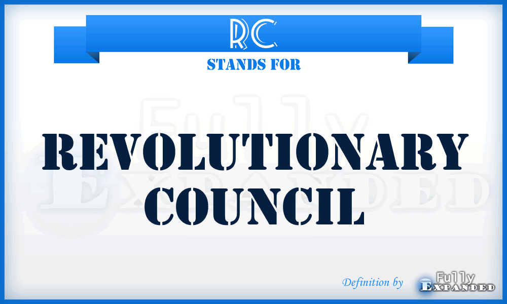 RC - Revolutionary Council