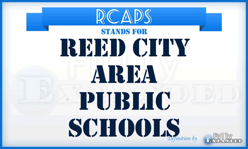 RCAPS - Reed City Area Public Schools