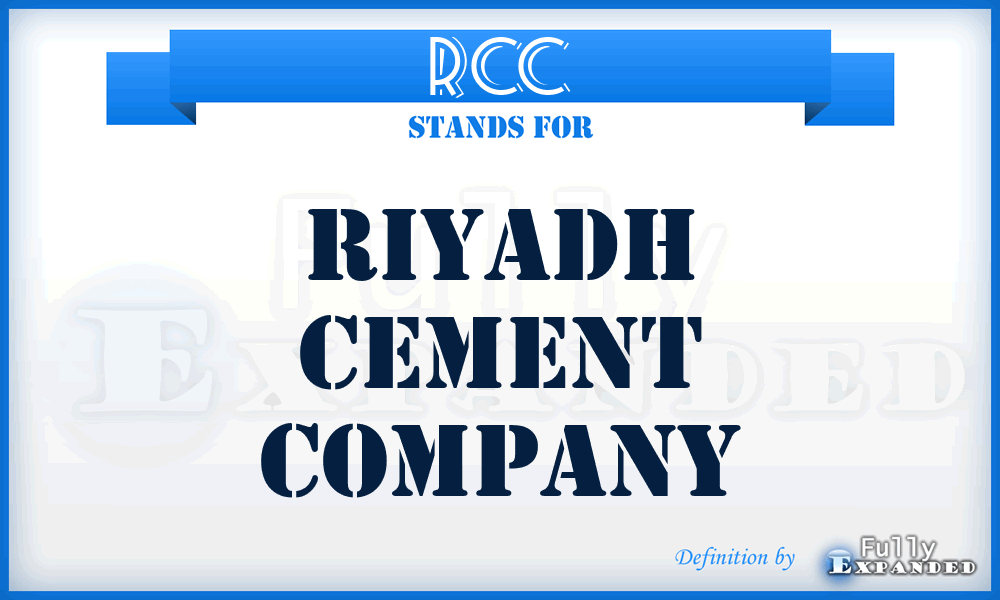 RCC - Riyadh Cement Company