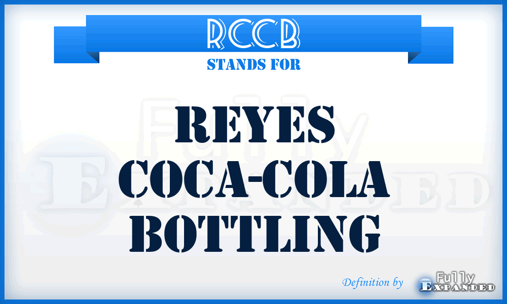 RCCB - Reyes Coca-Cola Bottling