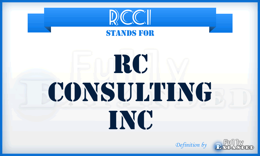 RCCI - RC Consulting Inc