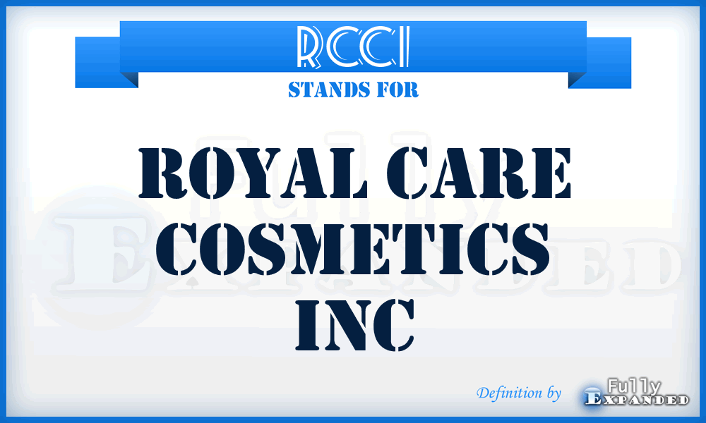 RCCI - Royal Care Cosmetics Inc