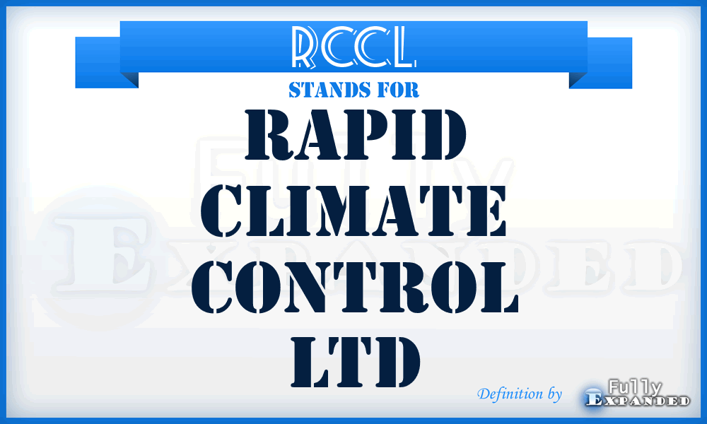 RCCL - Rapid Climate Control Ltd