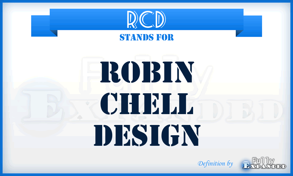 RCD - Robin Chell Design