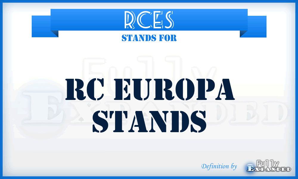 RCES - RC Europa Stands