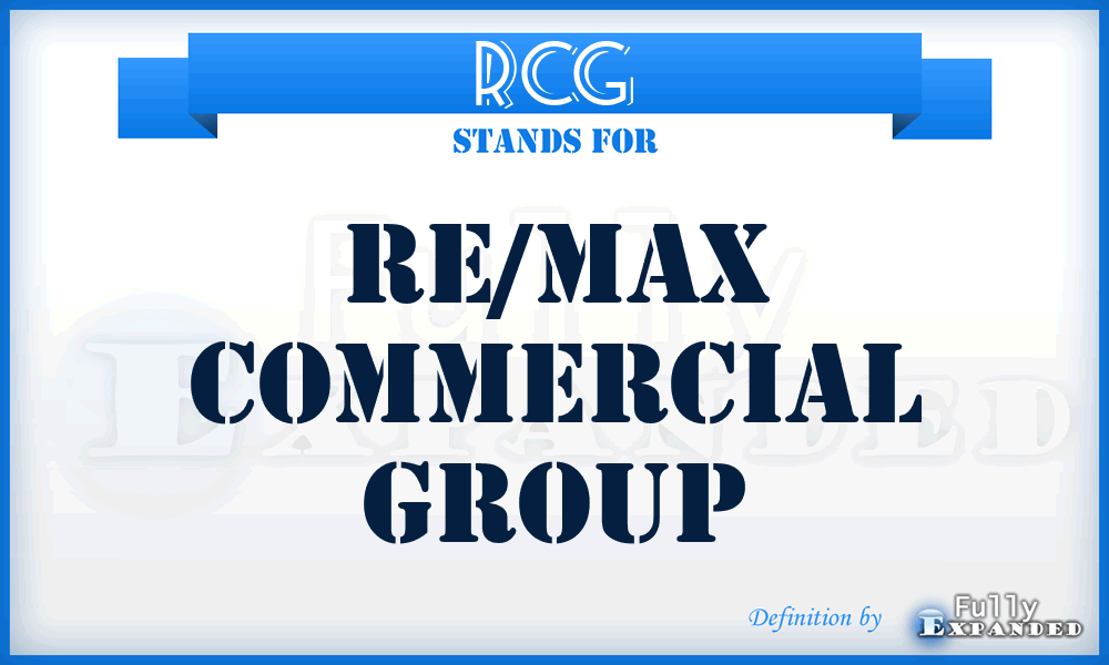 RCG - RE/MAX Commercial Group