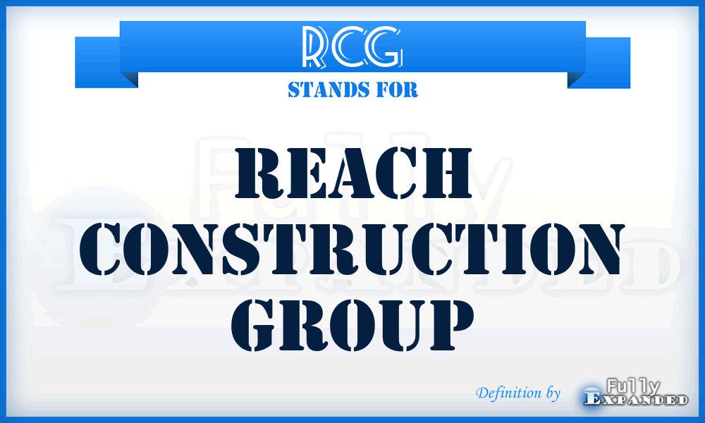 RCG - Reach Construction Group