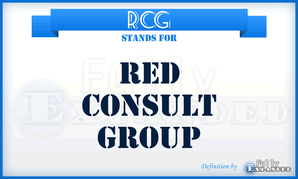 RCG - Red Consult Group