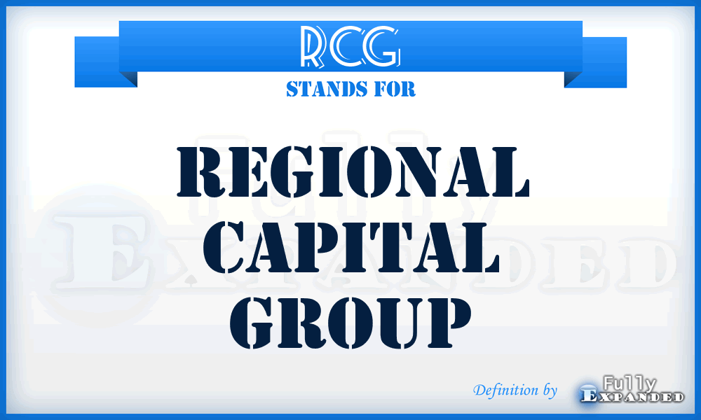 RCG - Regional Capital Group