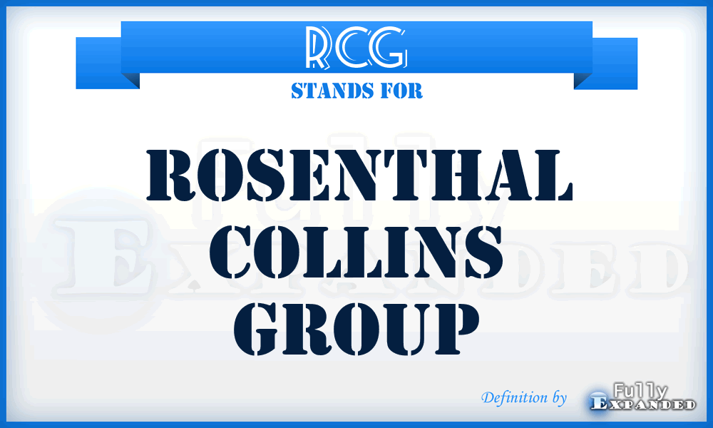 RCG - Rosenthal Collins Group