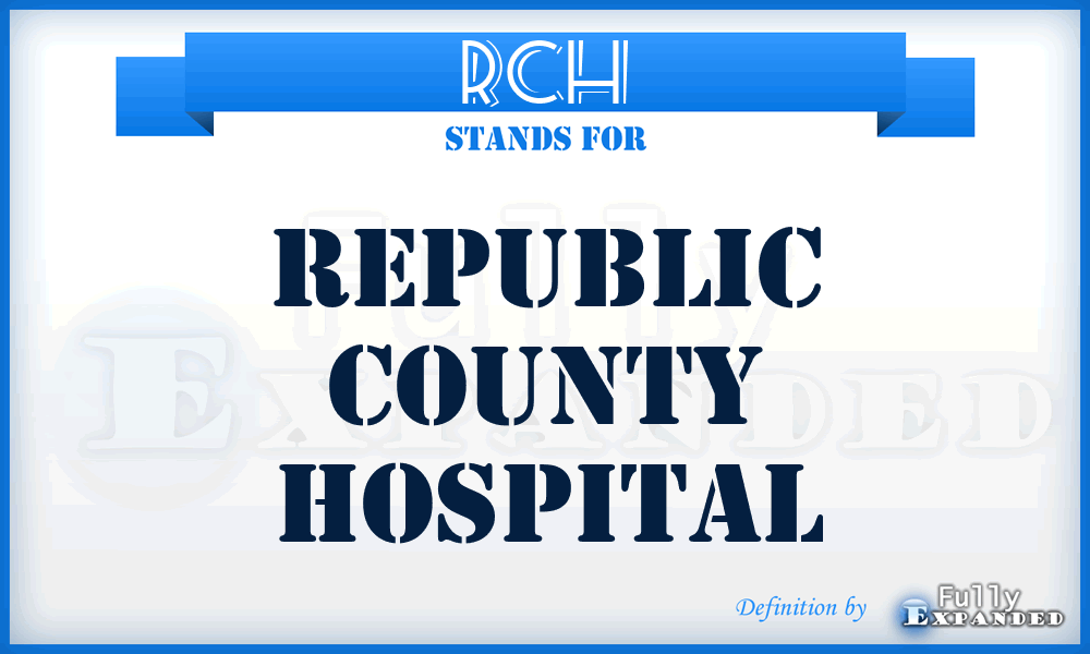 RCH - Republic County Hospital