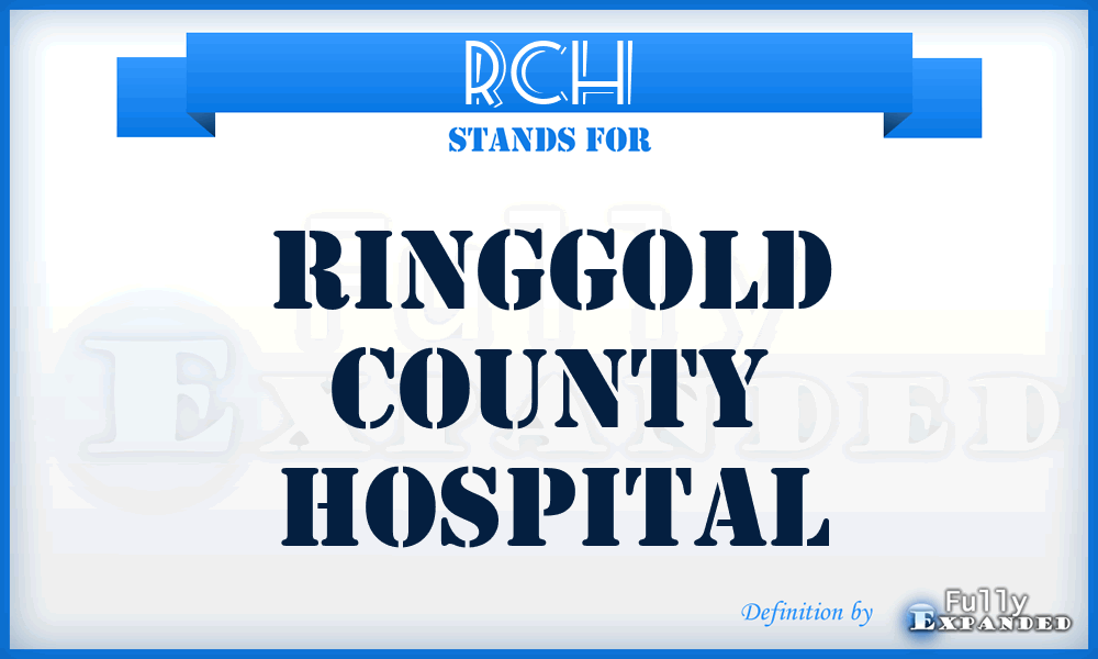 RCH - Ringgold County Hospital