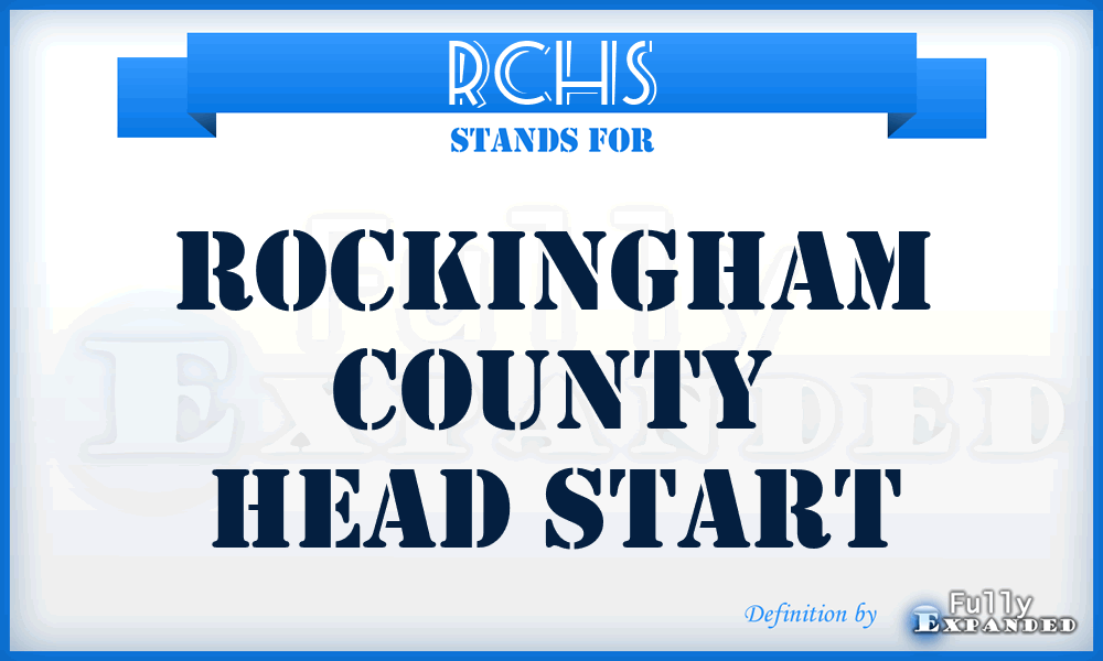 RCHS - Rockingham County Head Start