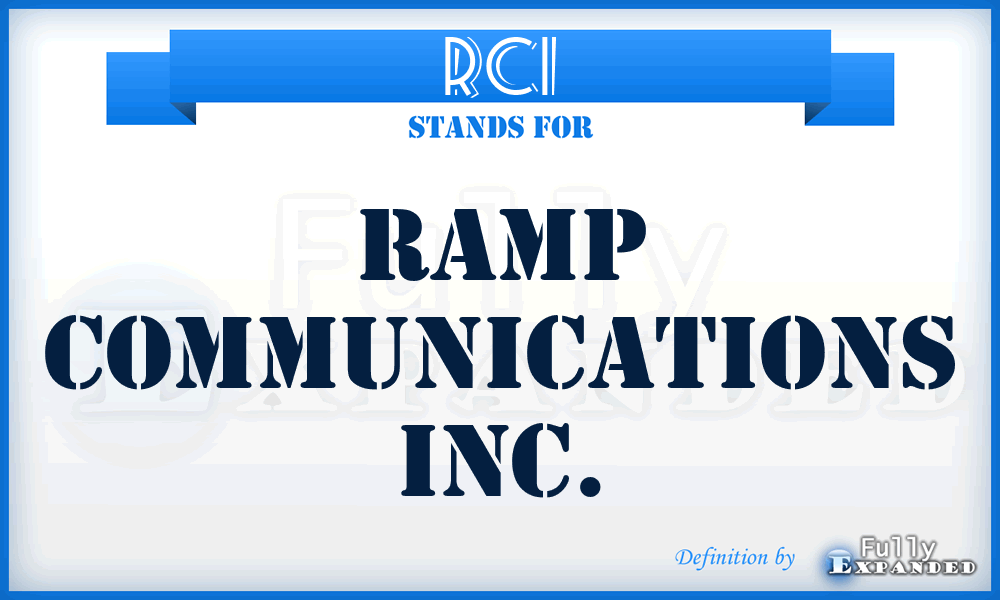 RCI - Ramp Communications Inc.