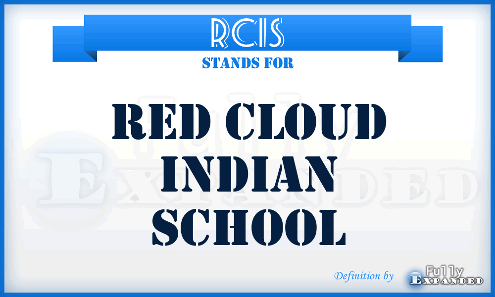 RCIS - Red Cloud Indian School