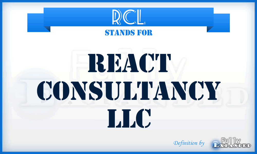 RCL - React Consultancy LLC