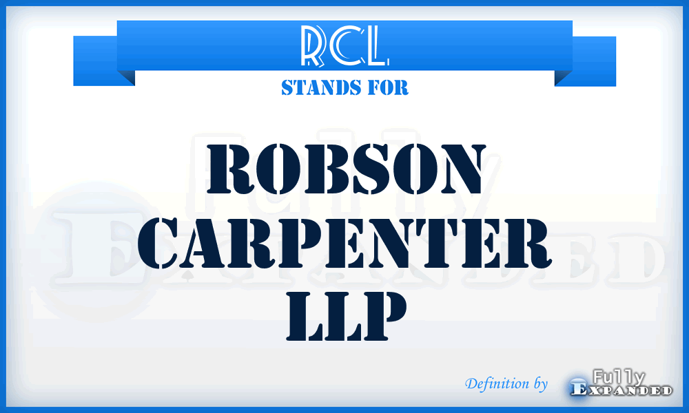 RCL - Robson Carpenter LLP