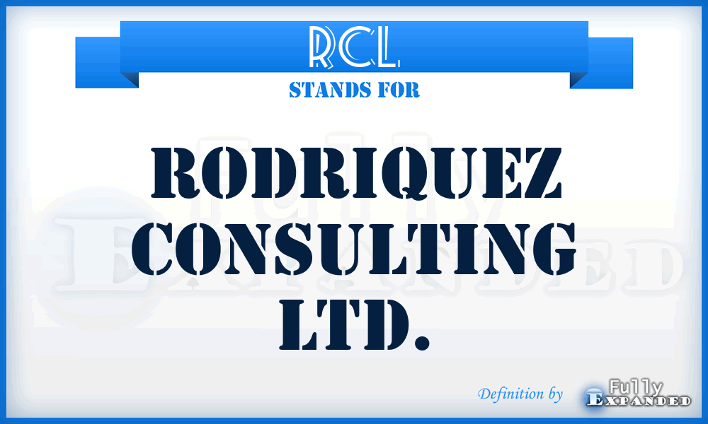 RCL - Rodriquez Consulting Ltd.