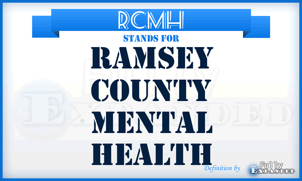 RCMH - Ramsey County Mental Health