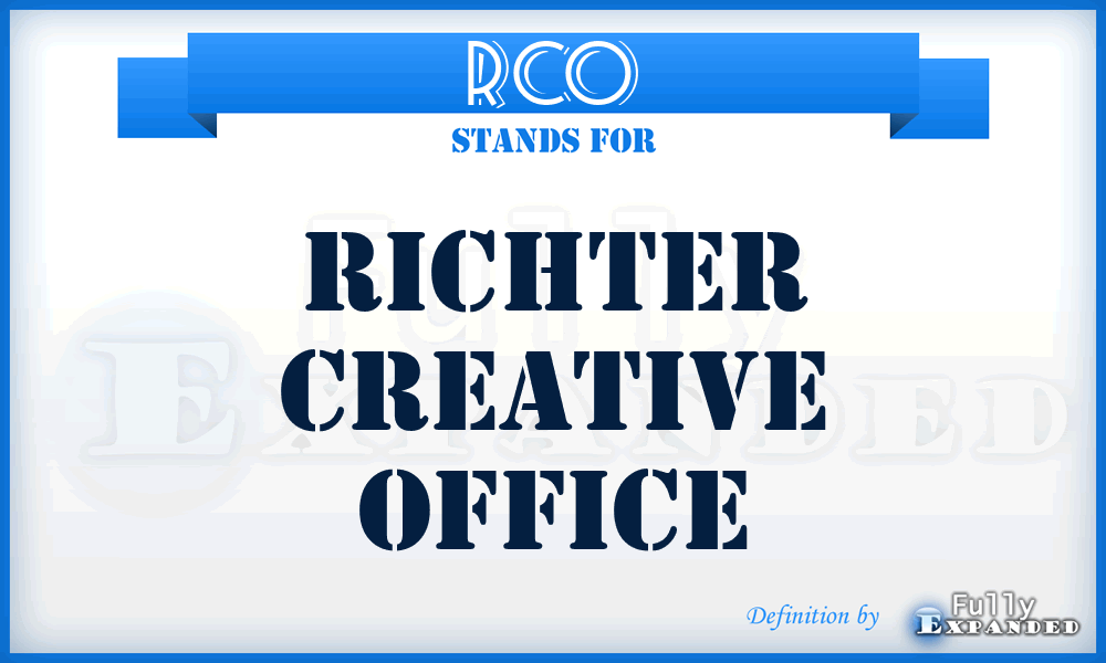 RCO - Richter Creative Office