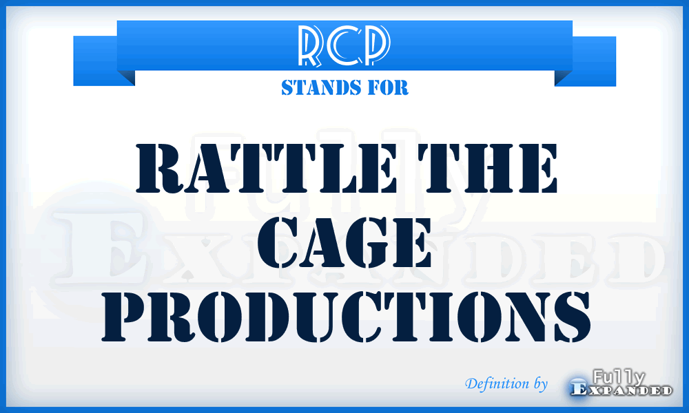 RCP - Rattle the Cage Productions
