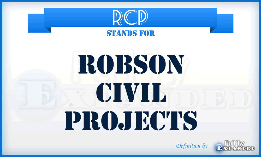 RCP - Robson Civil Projects