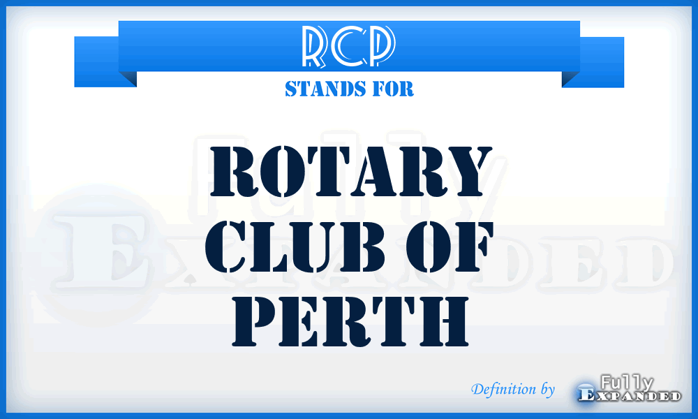 RCP - Rotary Club of Perth
