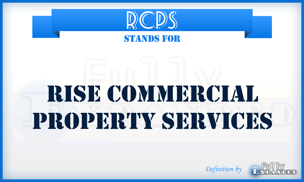 RCPS - Rise Commercial Property Services