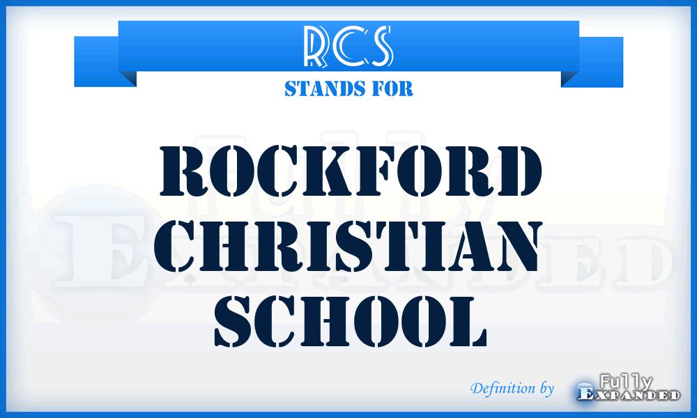 RCS - Rockford Christian School