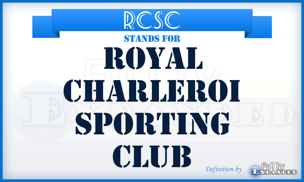 RCSC - Royal Charleroi Sporting Club