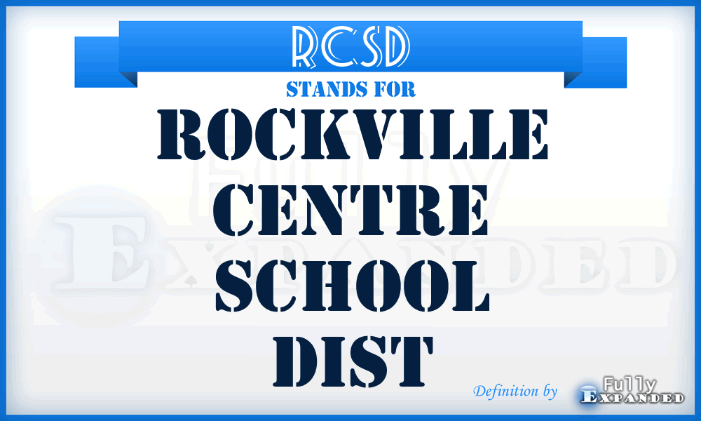 RCSD - Rockville Centre School Dist