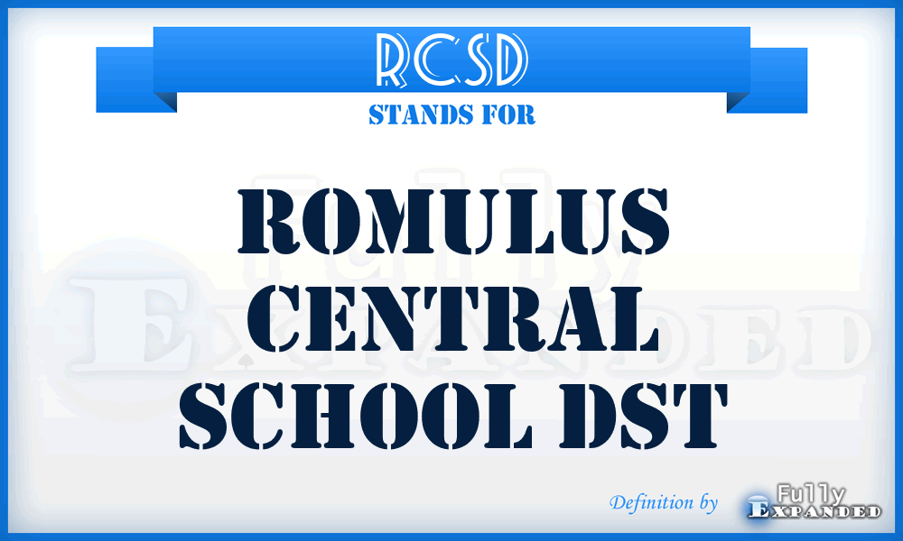 RCSD - Romulus Central School Dst