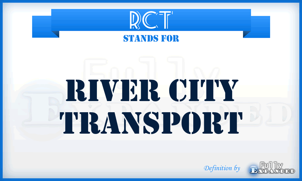 RCT - River City Transport