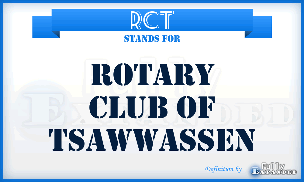 RCT - Rotary Club of Tsawwassen