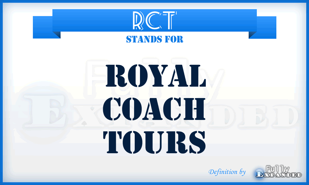 RCT - Royal Coach Tours