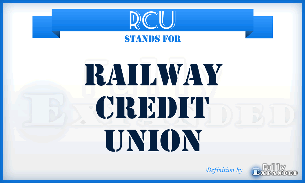 RCU - Railway Credit Union