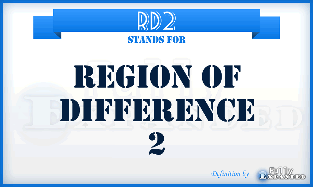 RD2 - region of difference 2